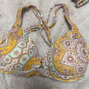 Luli Fama Colorful Paisley Bikini